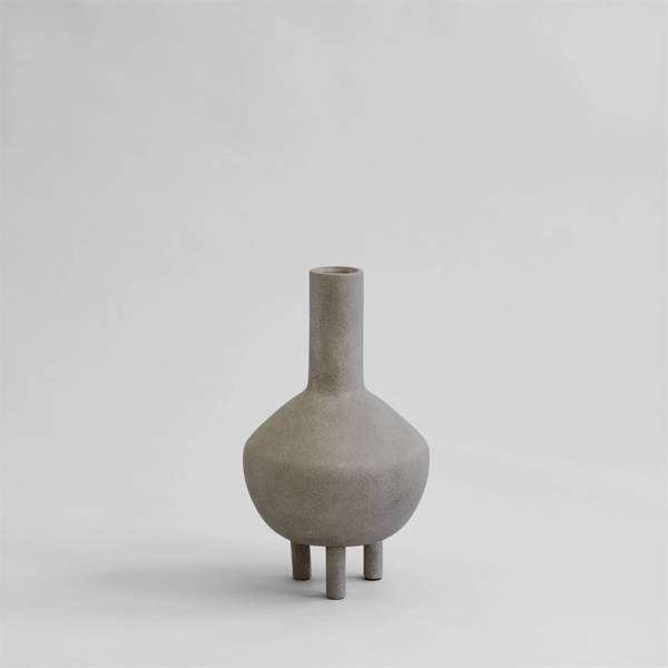 Duck Vase Fat - Taupe