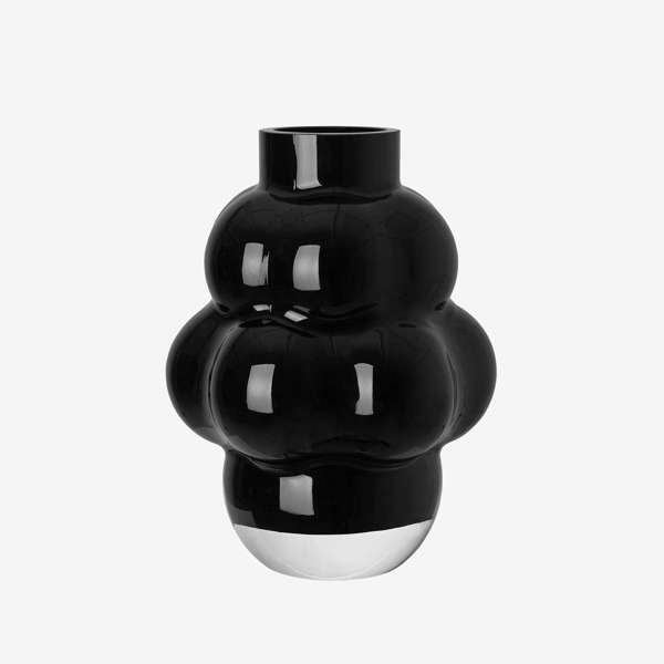 Balloon Glass Vase - Shape 04 - Black