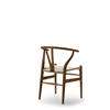 CH24 Wishbone Chair - smoked-stain-oak-natural-papecord