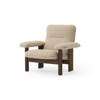 Brasilia Lounge Chair - Dark stained oak boucl02