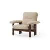 Brasilia Lounge Chair - Walnut boucl02